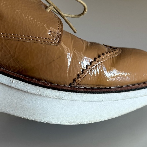 Derek Lam 10 Crosby Grady Patent Leather Lace-Up Platform Oxfords - Picture 11 of 13